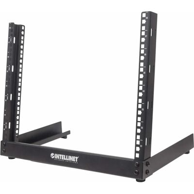Intellinet 714648 Rack-Schrank - Offenes Rahmen - 8U - Schwarz Intellinet 714648 Rack-Schrank - Offenes Rahmen - 8U - Schwarz
