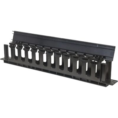 Intellinet 714679 19-tums rack kabelhanteringspanel - Svart Intellinet 714679 19-tums rack kabelhanteringspanel - Svart