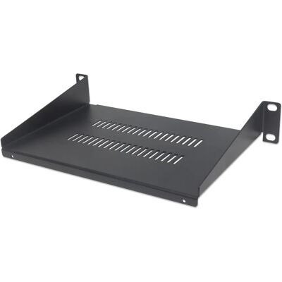 Intellinet 714839 Rackhylla - Ventilerad, 10 tum, 1U, Svart Intellinet 714839 Rackhylla - Ventilerad, 10 tum, 1U, Svart