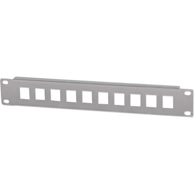 Pannello di Connessione Intellinet 714969 Montaggio in Rack, 10 Porte, 1U, Grigio Chiaro Pannello di Connessione Intellinet 714969 Montaggio in Rack, 10 Porte, 1U, Grigio Chiaro