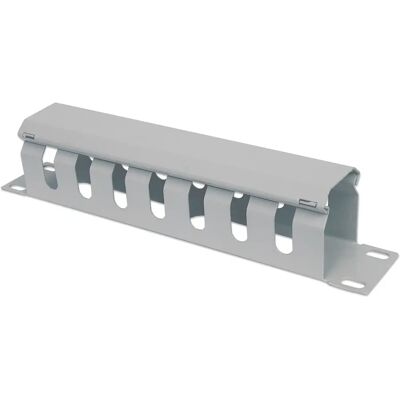 Accessoire rack Intellinet 714976 - Panneau de gestion des câbles - Gris 1U 25.4cm - Publicité Accessoire rack Intellinet 714976 - Panneau de gestion des câbles - Gris 1U 25.4cm - Publicité