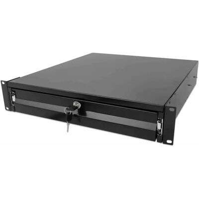 Intellinet 715829 Rack Storage Drawer - Abschliessbar - 2U - Schwarz Intellinet 715829 Rack Storage Drawer - Abschliessbar - 2U - Schwarz