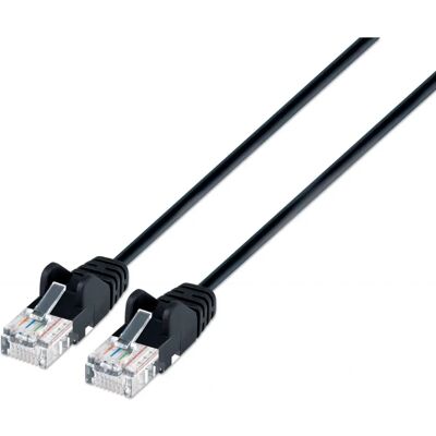 Cavo di Rete Intellinet 742108 - 2m, Nero, Cat6 U/UTP Cavo di Rete Intellinet 742108 - 2m, Nero, Cat6 U/UTP