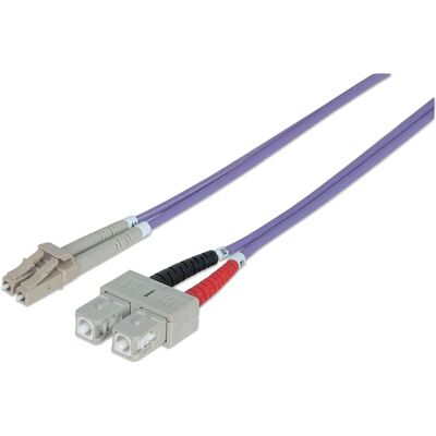 Intellinet 751049 Violetter OM4 Multimode Glasfaser Patch-Kabel Intellinet 751049 Violetter OM4 Multimode Glasfaser Patch-Kabel