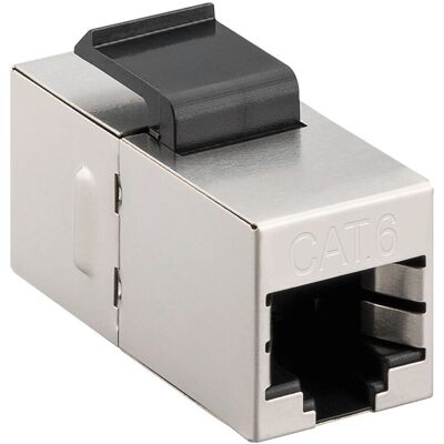 Module Keystone Goobay 96100 - RJ-45 F/F, Métal - Publicité Module Keystone Goobay 96100 - RJ-45 F/F, Métal - Publicité