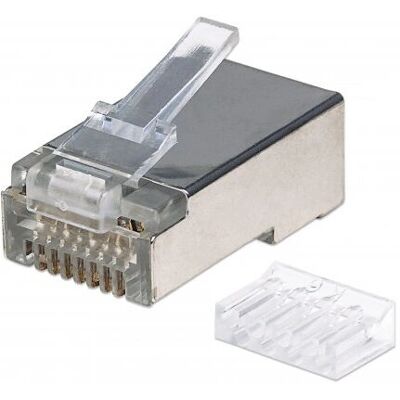 Intellinet 790635 Silver RJ-45 Modular Connector - Cat6, Pack of 90 Intellinet 790635 Silver RJ-45 Modular Connector - Cat6, Pack of 90