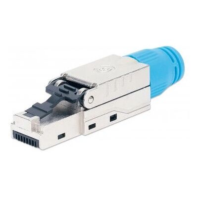 Intellinet Modelo 791199 Conector de red - Blindado, Azul Intellinet Modelo 791199 Conector de red - Blindado, Azul
