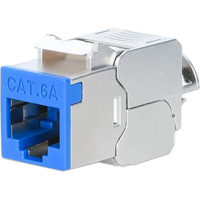 Intellinet Módulo Keystone Cat6a 10G Azul Intellinet Módulo Keystone Cat6a 10G Azul