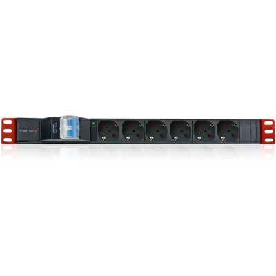 Multipresa Rack 6 Posti IntelliNet - 19" Multipresa Rack 6 Posti IntelliNet - 19"