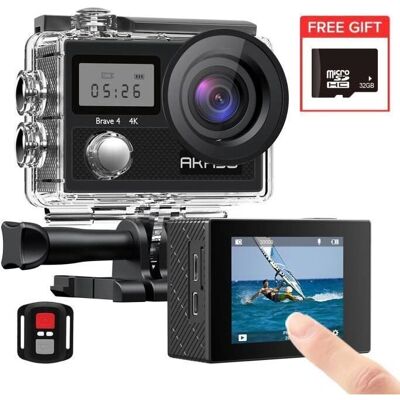 AKASO Brave 4 Caméra Sport 4K Wifi - Étanche 30m - 20MP - Publicité AKASO Brave 4 Caméra Sport 4K Wifi - Étanche 30m - 20MP - Publicité