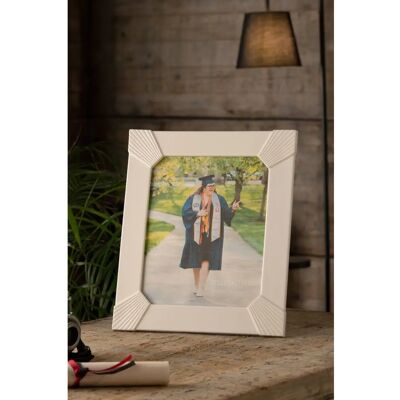 Belleek Living Deco 8x10 White - Frame Belleek Living Deco 8x10 White - Frame