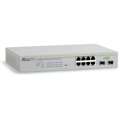 Allied Telesis AT-GS950/8-50 Managed Switch - 8 Port Gigabit Ethernet Allied Telesis AT-GS950/8-50 Managed Switch - 8 Port Gigabit Ethernet