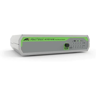 Allied Telesis FS710/5E Unverwalteter Ethernet Switch - 5 Ports - Grau Allied Telesis FS710/5E Unverwalteter Ethernet Switch - 5 Ports - Grau