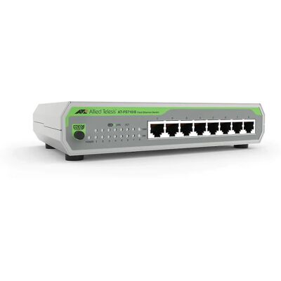 Allied Telesis FS710/8 Unmanaged Ethernet Switch - 8 Ports, Green, Grey Allied Telesis FS710/8 Unmanaged Ethernet Switch - 8 Ports, Green, Grey