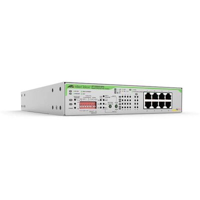 Managed Gigabit Ethernet PoE Switch Allied Telesis AT-GS920/8PS-50 - Grijs Managed Gigabit Ethernet PoE Switch Allied Telesis AT-GS920/8PS-50 - Grijs
