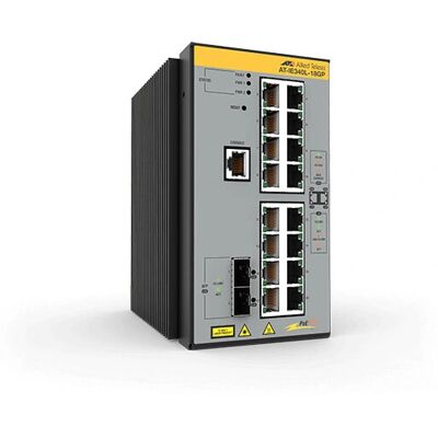 Allied Telesis AT-IE340L-18GP - Managed L3 Switch - 8 PoE+ Ports - 2 SFP - Gray Allied Telesis AT-IE340L-18GP - Managed L3 Switch - 8 PoE+ Ports - 2 SFP - Gray