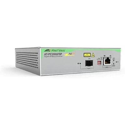 Allied Telesis AT-PC2000/SP-960 Multimode Medienkonverter - 2-Port Gigabit, Glasfaser, SFP, RJ-45 Allied Telesis AT-PC2000/SP-960 Multimode Medienkonverter - 2-Port Gigabit, Glasfaser, SFP, RJ-45