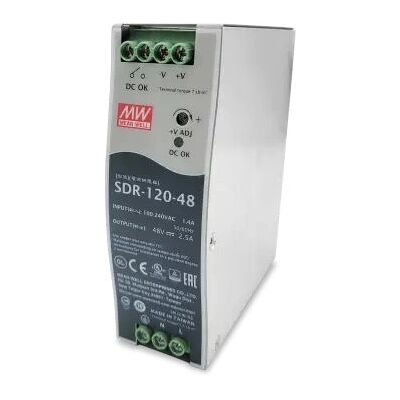 Trasformatore di tensione Allied Telesis AT-SDR120-48 - Alimentatore su guida DIN Trasformatore di tensione Allied Telesis AT-SDR120-48 - Alimentatore su guida DIN