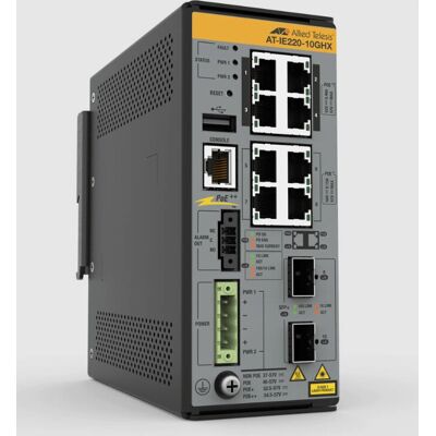 Allied Telesis AT-IE220-10GHX-980 - Gigabit Ethernet PoE Network Switch Allied Telesis AT-IE220-10GHX-980 - Gigabit Ethernet PoE Network Switch
