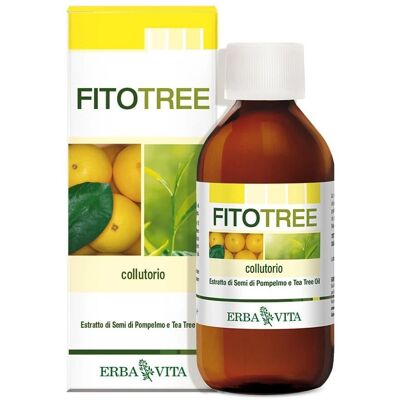 Collutorio FitoTree di Erba Vita 200ml Protegge Gengive e Mucose Collutorio FitoTree di Erba Vita 200ml Protegge Gengive e Mucose