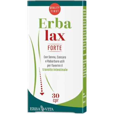 Erba Vita Erbalax Forte - Supporto Digestivo - 30 Compresse Erba Vita Erbalax Forte - Supporto Digestivo - 30 Compresse