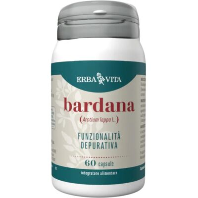 Integratore Bardana Erba Vita - Pelle & Detox - 60 Capsule Integratore Bardana Erba Vita - Pelle & Detox - 60 Capsule