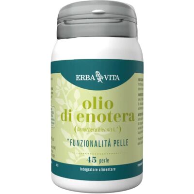 Olio di Enotera Erba Vita 45 Perle - Benessere della Pelle e Femminile Olio di Enotera Erba Vita 45 Perle - Benessere della Pelle e Femminile