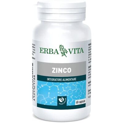 Erba Vita Zinco - Supporto immunitario - 60 Capsule Erba Vita Zinco - Supporto immunitario - 60 Capsule