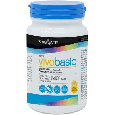 Erba Vita Polvere di Magnesio-Potassio al Limone - Integratore Alimentare Erba Vita Polvere di Magnesio-Potassio al Limone - Integratore Alimentare