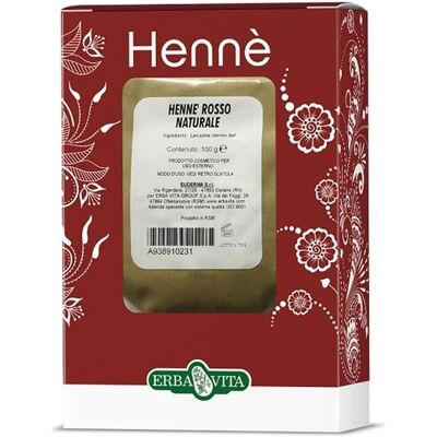 Tinta Naturale Capelli Rosso Erba Vita in Polvere Tinta Naturale Capelli Rosso Erba Vita in Polvere