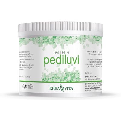 Sale per piedi Erba Vita con oli essenziali - 500g Sale per piedi Erba Vita con oli essenziali - 500g