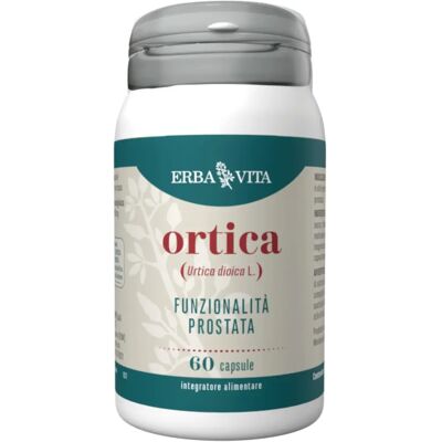 Erba Vita Ortica Integratore - Beta-sitosterolo, Vegano, 60 capsule Erba Vita Ortica Integratore - Beta-sitosterolo, Vegano, 60 capsule