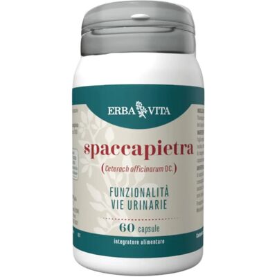 Erba Vita Spaccapietra 60 Capsule - Supporto alle Vie Urinarie Erba Vita Spaccapietra 60 Capsule - Supporto alle Vie Urinarie
