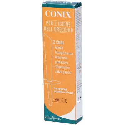 Cono di Cera Erba Vita Conix - Igiene Naturale dell' Orecchio Cono di Cera Erba Vita Conix - Igiene Naturale dell' Orecchio