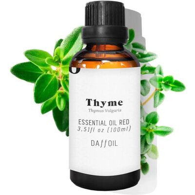 Huile Essentielle Daffoil Thym - 100ml - Aromathérapie & Usage Cutané - Publicité Huile Essentielle Daffoil Thym - 100ml - Aromathérapie & Usage Cutané - Publicité