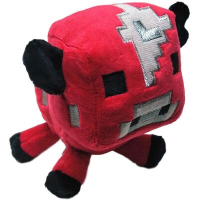 Red Bull Minecraft Plush Toy - Children Doll - Soft and Cuddly Red Bull Minecraft Plush Toy - Children Doll - Soft and Cuddly