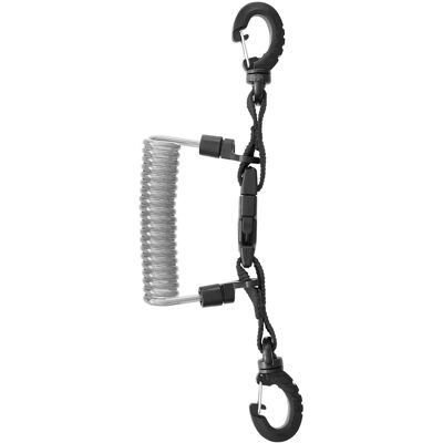 Mares Edelstahl Spiral-Lanyard - Zubehörverlängerung Mares Edelstahl Spiral-Lanyard - Zubehörverlängerung