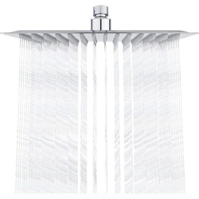IBERGRIF M20297 - Regenduschekopf - 10 Zoll, Feste, Chrom - Duschkopf IBERGRIF M20297 - Regenduschekopf - 10 Zoll, Feste, Chrom - Duschkopf