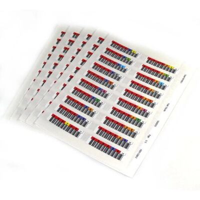 Quantum Barcode Label Mehrfarbig - Etikett Quantum Barcode Label Mehrfarbig - Etikett