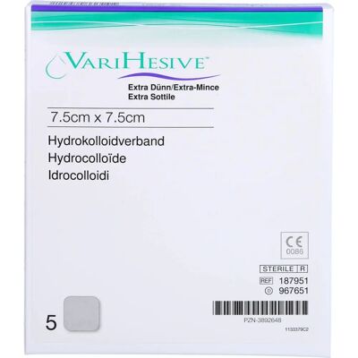 ConvaTec Varihesive Extra Dünn 7,5x7,5 cm Hydroaktiv Verband ConvaTec Varihesive Extra Dünn 7,5x7,5 cm Hydroaktiv Verband