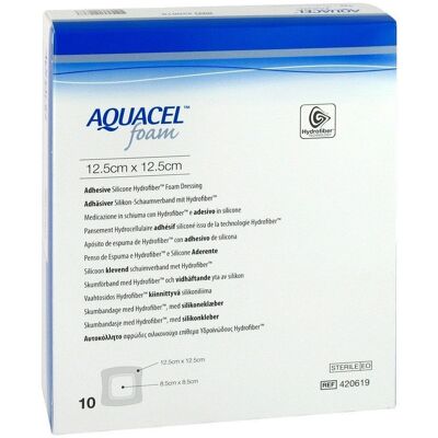 Medicazione Adesiva HydroFiber Sterile 12,5x12,5 - Cerotto per Ferite Medicazione Adesiva HydroFiber Sterile 12,5x12,5 - Cerotto per Ferite