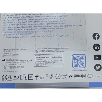 Convatec Aquacel Foam - Medicazione in schiuma idrofibra Convatec Aquacel Foam - Medicazione in schiuma idrofibra