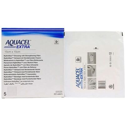 Convatec Italia Srl Pansement de plaies Aquacel Extra 15x15cm Stérile - Publicité Convatec Italia Srl Pansement de plaies Aquacel Extra 15x15cm Stérile - Publicité