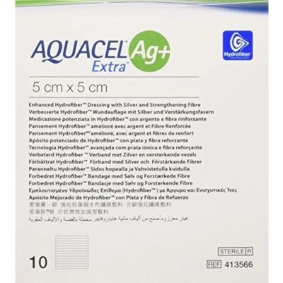 ConvaTec Aquacel AG+ Extra Argent Hydrofiber Bande - Bande - Publicité ConvaTec Aquacel AG+ Extra Argent Hydrofiber Bande - Bande - Publicité