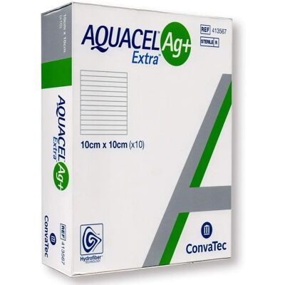 ConvaTec Aquacel AG+ Extra Cerotto in Hydrofiber con Argento Ionico - Cerotto ConvaTec Aquacel AG+ Extra Cerotto in Hydrofiber con Argento Ionico - Cerotto