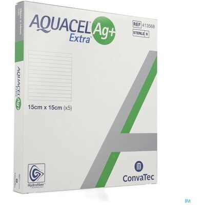 Convatec Italia Aquacel Ag+ Extra - Medicazione Antimicrobica Convatec Italia Aquacel Ag+ Extra - Medicazione Antimicrobica