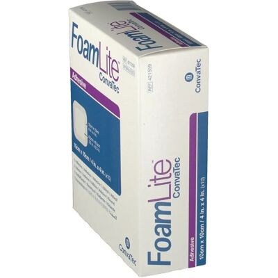 ConvaTec Foam Lite 10x10cm Wundauflage - Chronisch & Akut ConvaTec Foam Lite 10x10cm Wundauflage - Chronisch & Akut