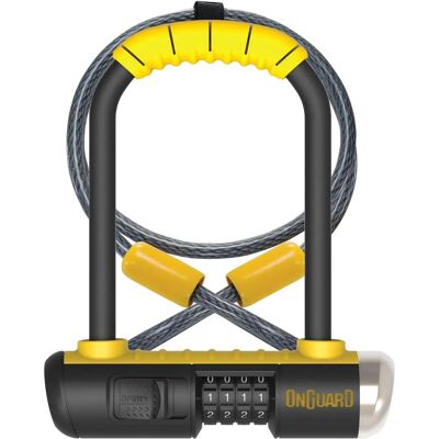 On-Guard Bulldog Combo DT-8012C Lock - Black - Security Gear On-Guard Bulldog Combo DT-8012C Lock - Black - Security Gear