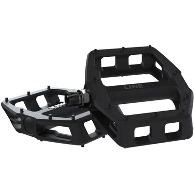 Trek Line Comp - Plattformpedal - Schwarz - 15mm - 9/16" Trek Line Comp - Plattformpedal - Schwarz - 15mm - 9/16"