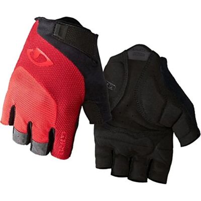 Gants Giro Bravo Gel à doigts courts - Rouge vif - M - Publicité Gants Giro Bravo Gel à doigts courts - Rouge vif - M - Publicité